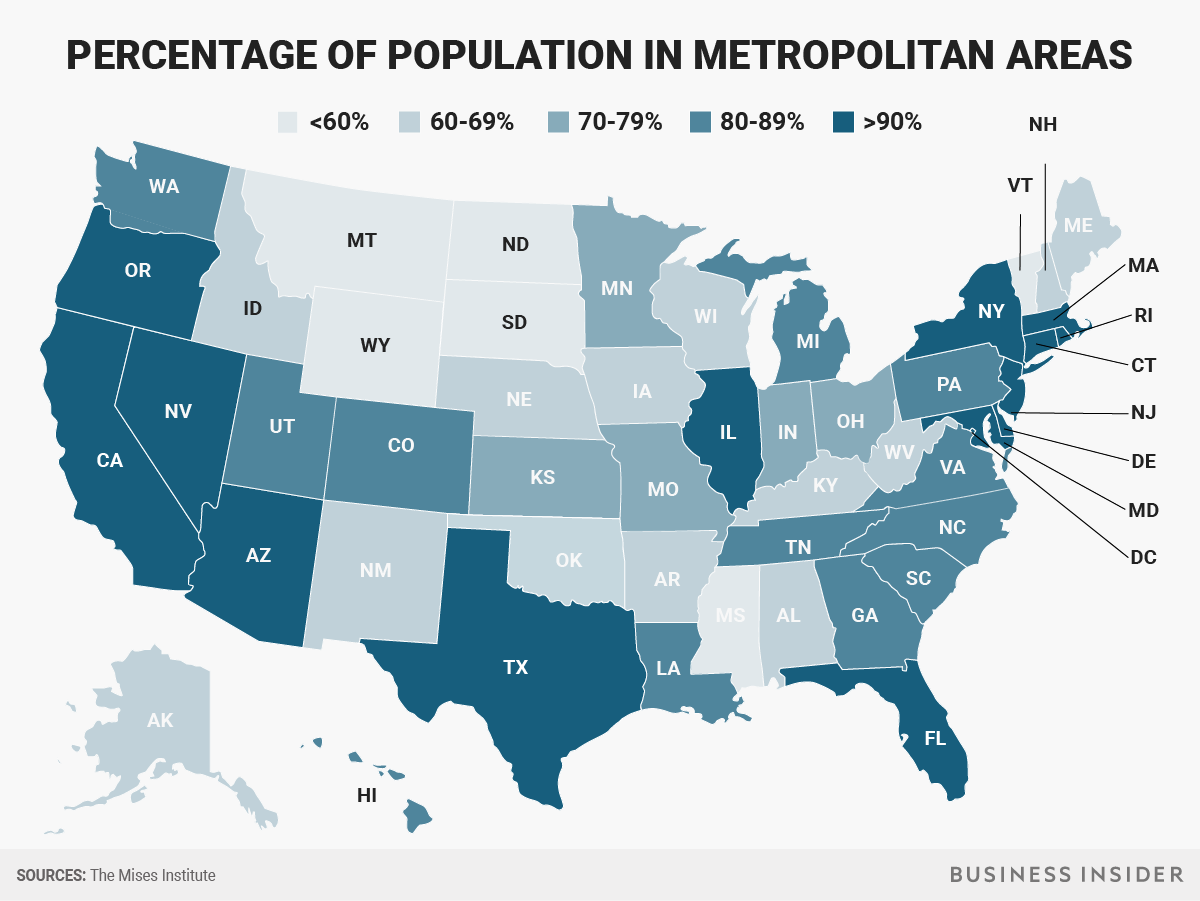 America's urban-rural divides