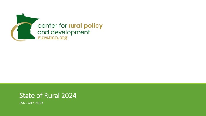 The State Of Rural 2024 Center For Rural Policy And Development   State Of Rural 2024 Summary 1 